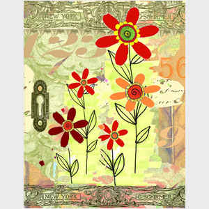 Flowers on the Mountain 12X16 – Dana Jane Designs