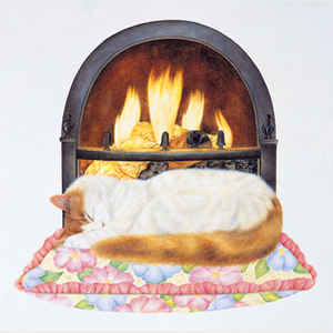 Asleep by the Fire