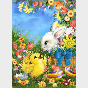 Easter Friends, no caption