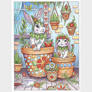 Flower Pot Bunnies