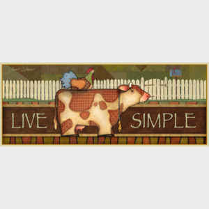 Live Simple sign