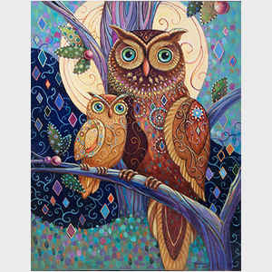 Marjorie Marjorie Sarnat Owls and Owlets