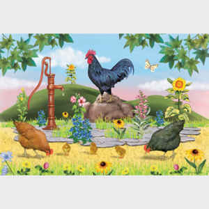 Rooster and Water Pump